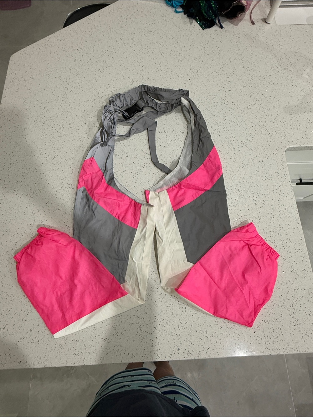 Pink and gray ass-less chaos